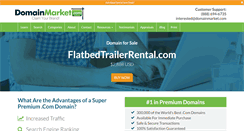 Desktop Screenshot of flatbedtrailerrental.com