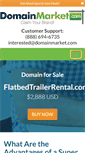 Mobile Screenshot of flatbedtrailerrental.com